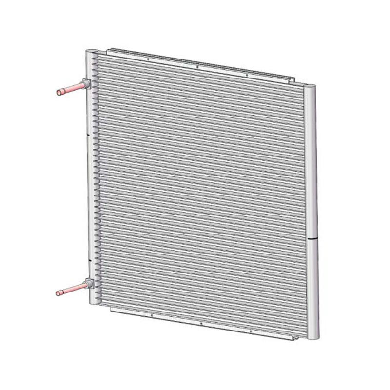SC-1200 460*431,3 mm mikrokanálový rúrkový kondenzačný špirálový výmenník tepla pre chladič